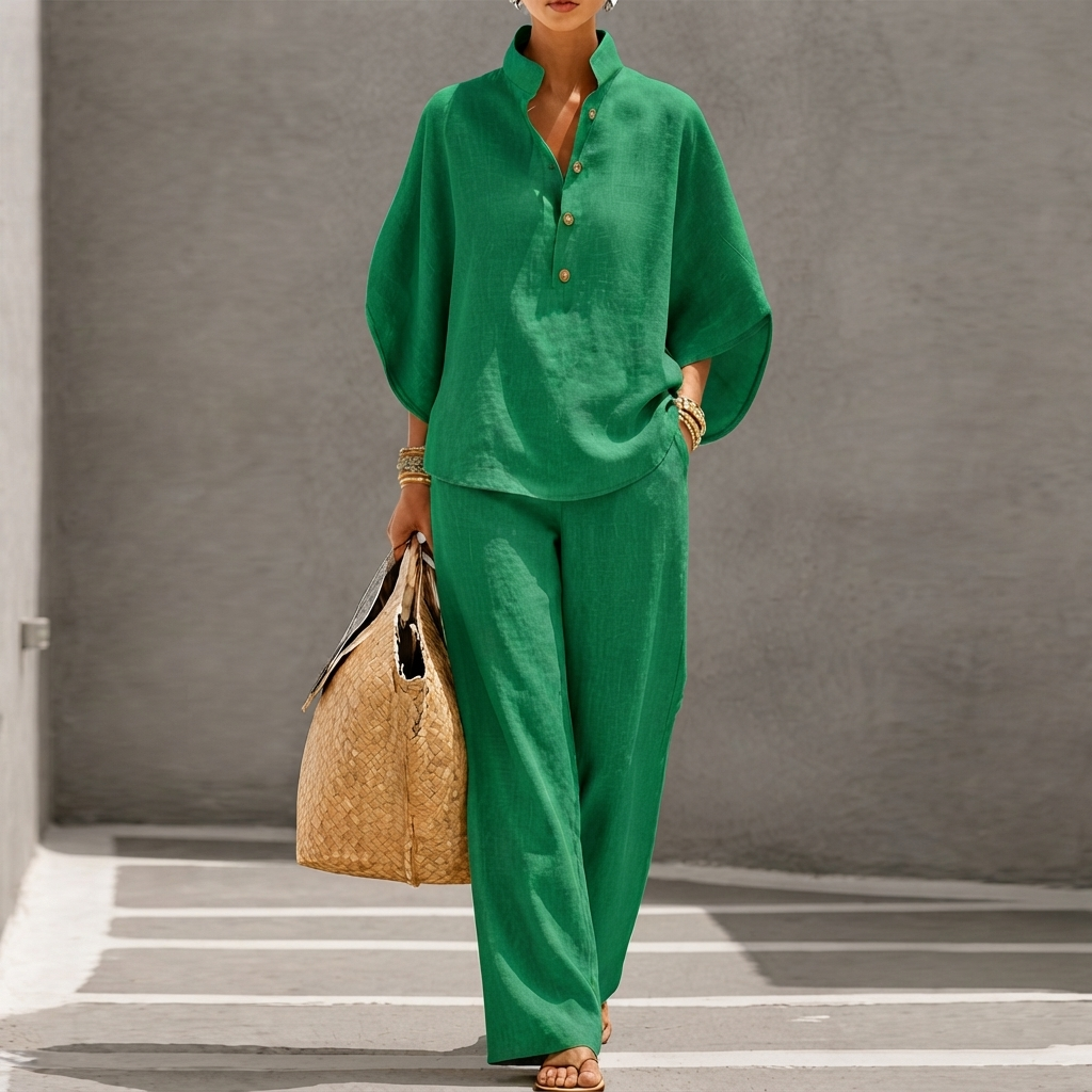 Ensemble Chic Femme Manches Courtes