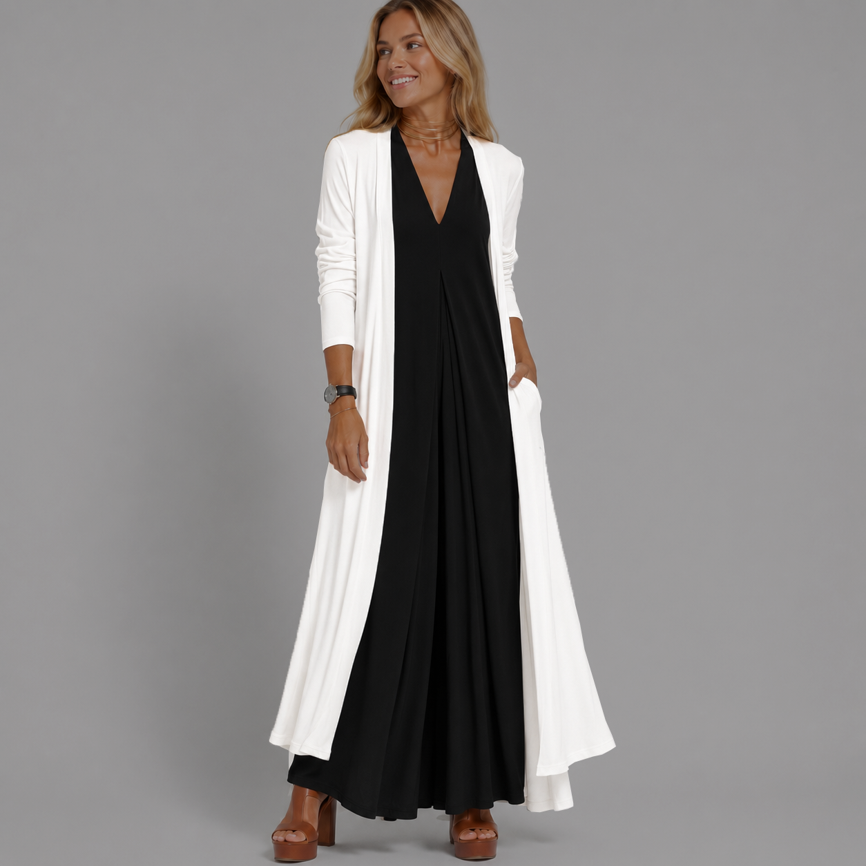 Robe Longue Élégante Femme