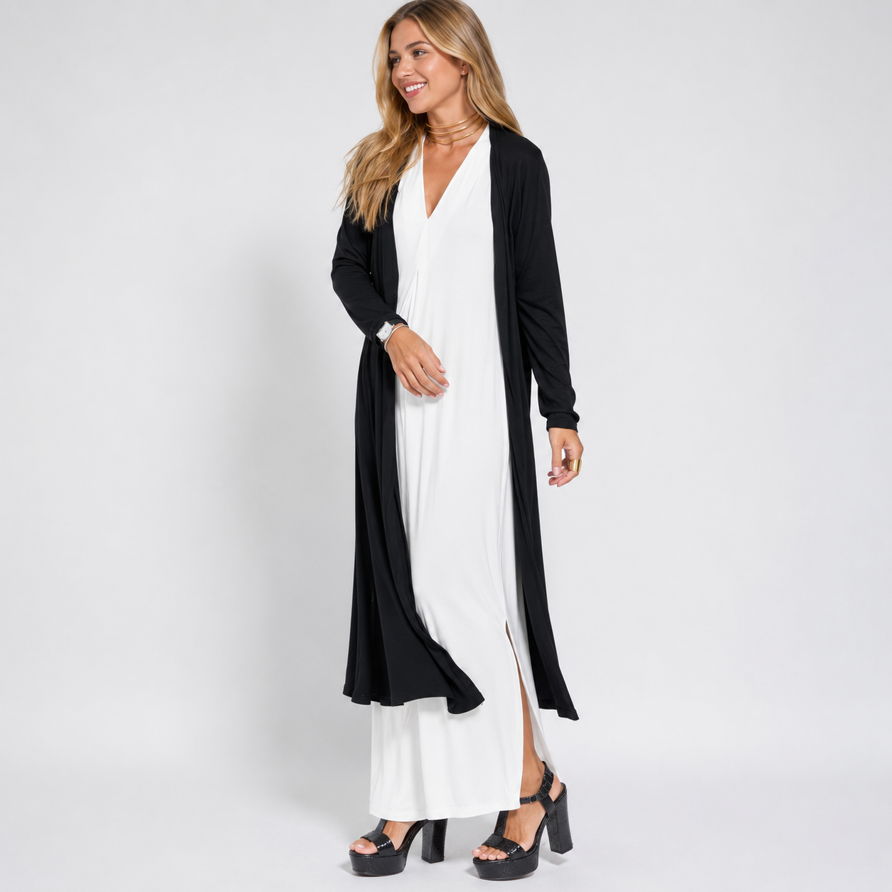 Robe Longue Élégante Femme