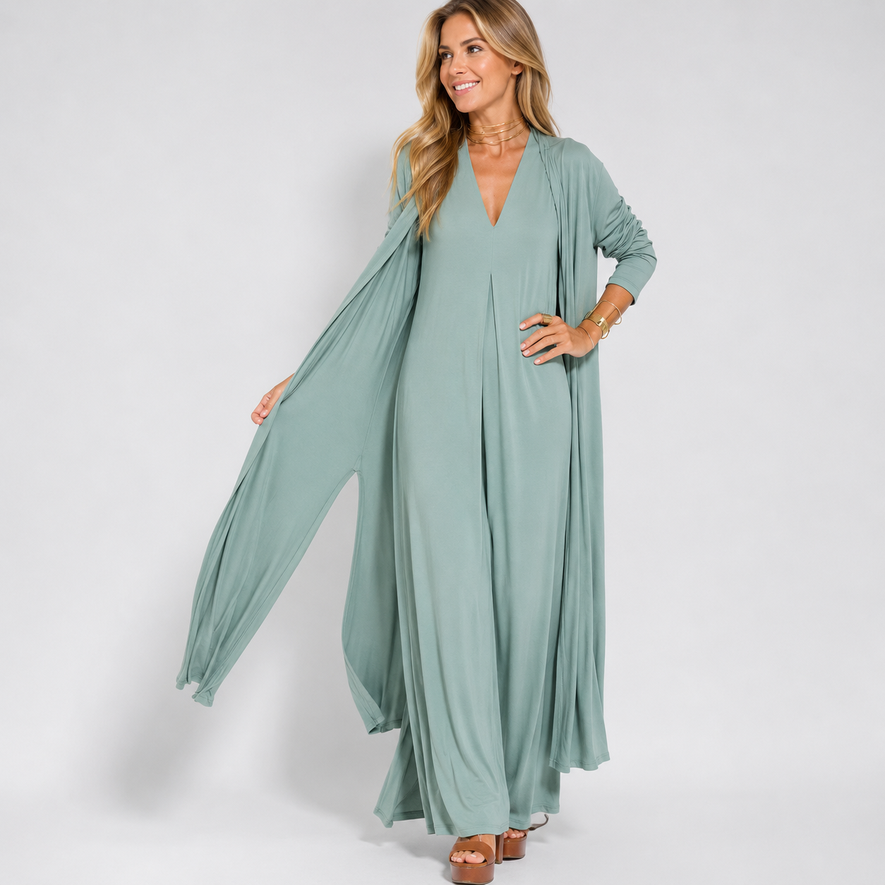 Robe Longue Élégante Femme