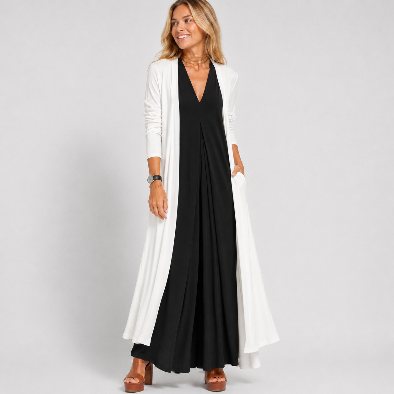 Robe Longue Élégante Femme