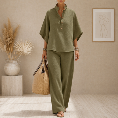 Ensemble Chic Femme Manches Courtes