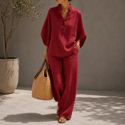 Ensemble Chic Femme Manches Courtes