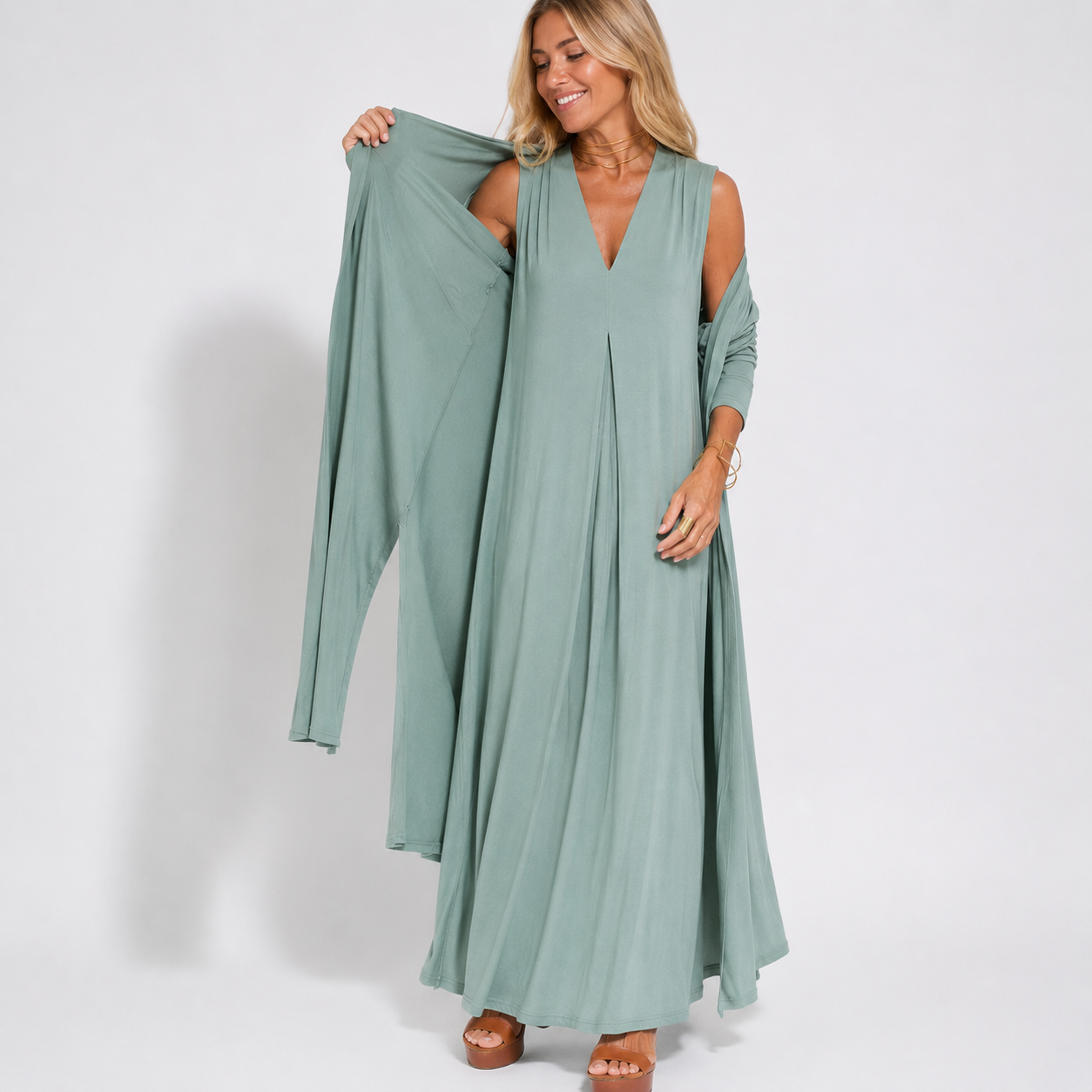 Robe Longue Élégante Femme