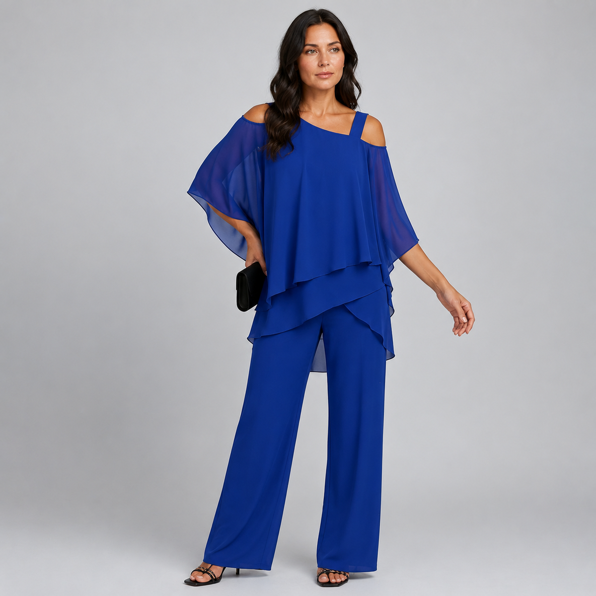 Ensemble, Tenue Élégante Légère Fluide Deux Pièces
