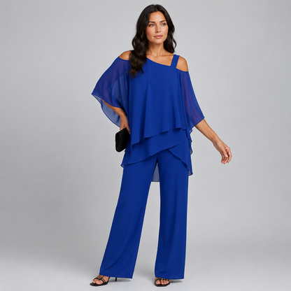 Ensemble, Tenue Élégante Légère Fluide Deux Pièces