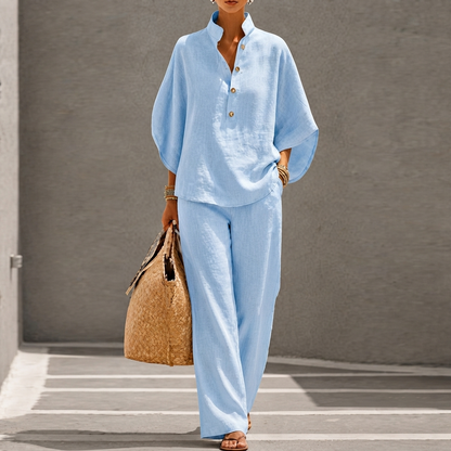 Ensemble Chic Femme Manches Courtes