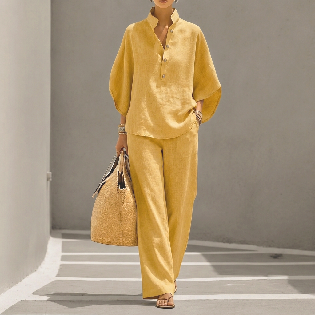 Ensemble Chic Femme Manches Courtes