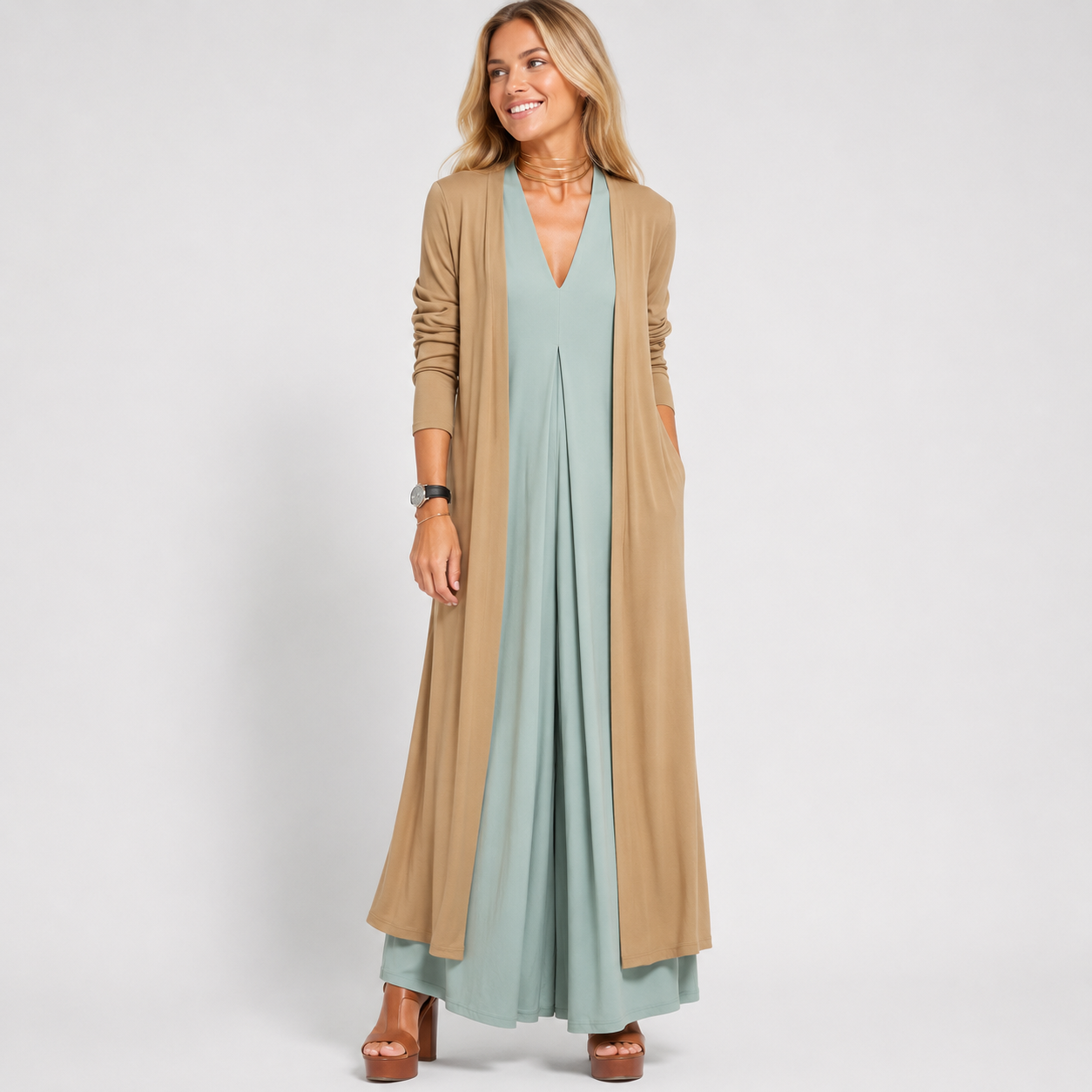 Robe Longue Élégante Femme