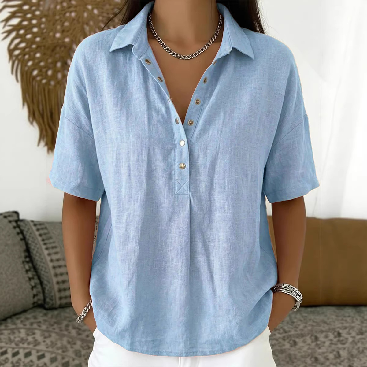 Chemise d'Été Femme Chic