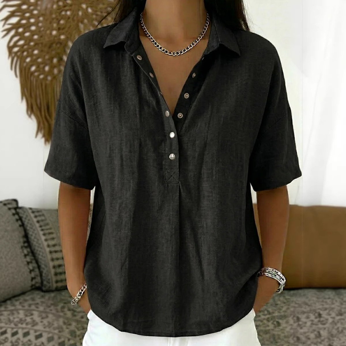 Chemise d'Été Femme Chic