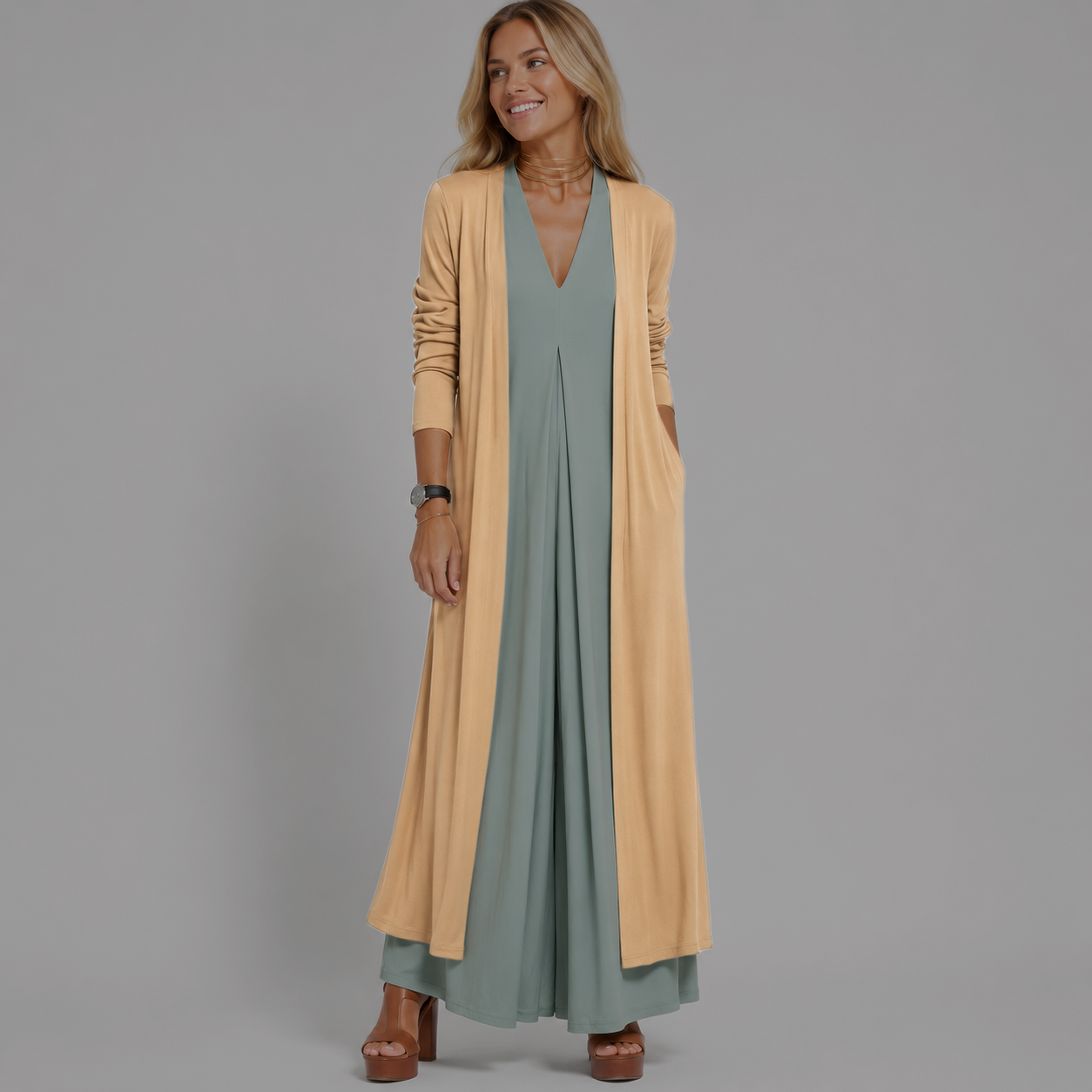 Robe Longue Élégante Femme