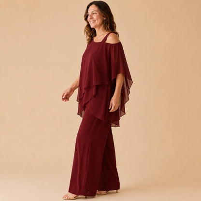 Ensemble, Tenue Élégante Légère Fluide Deux Pièces